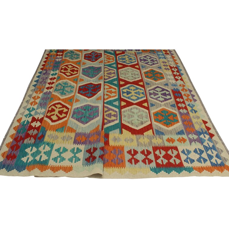 Foundry Select Hults Flatweave Wool Southwestern Rug Wayfair